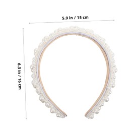Ipetboom Handmade Bridal Hairpiece with French Romantic Design for Weddings Evening Events Photography Lightweight Women Accessories for Elegant Charm