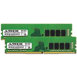 Variación de padres A-Tech DDR4 Especificaciones de computadora y computadora portátil, Desktop (2 x DIMM), 8GB 2133MHz (PC4-17000) 2Rx8