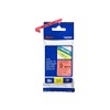 Brother TZe-421 Labelling Tape Cassette, Black on Red, 9 mm