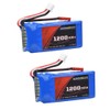 ENGPOW 7.4V 1200mAh 30C JST Plug Rechargeable LiPo Battery for