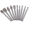 10 Pcs Rotary File Fast Chip Cutting Grinder Bit High