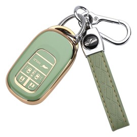 Kinotaka Honda Smart Key Case, New Vezel, RV Series, New Step Wagon, Spada, RP6/RP7/RP8, Civic FL1/Type R NEW Odyssey 2021 Elysion 2022 TPU Key Holder, green