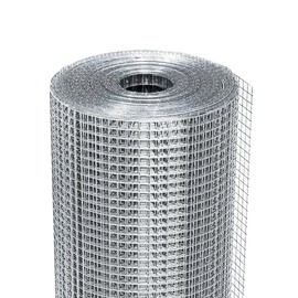GarveeTech 1/2 in 48 in x 100 ft Hardware Cloth, 19GA Chicken Wire Fencing, Galvanized Welded Wire Mesh Roll for Poultry Netting Cage, Chicken Coop, Silver