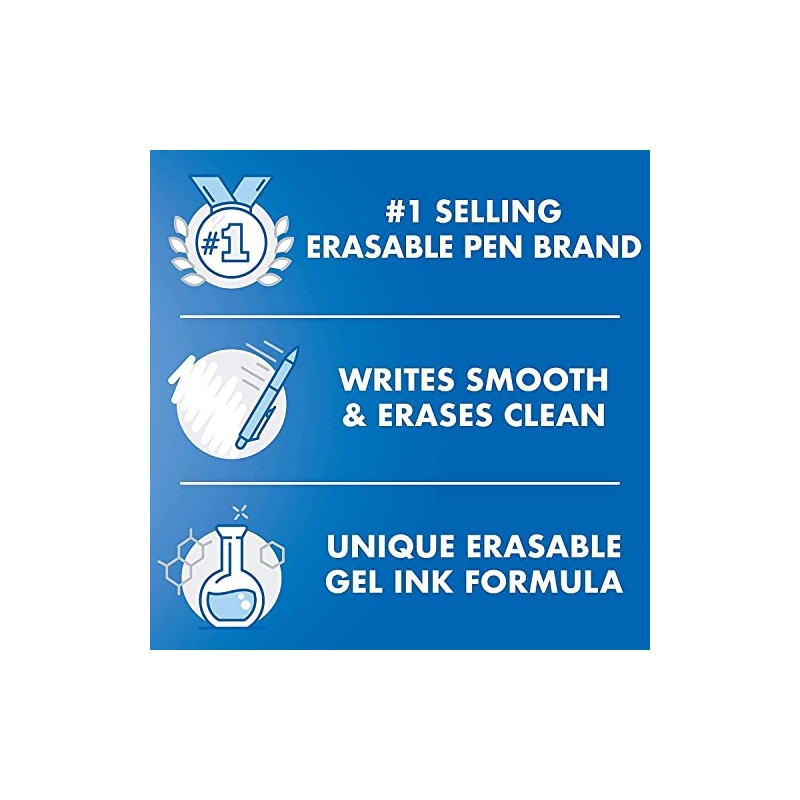 Pilot Frixion Point Synergy Clicker Retractable & Erasable Gel Ink