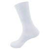 BambooMN Calcetines de sublimación en blanco y hasta la rodilla,