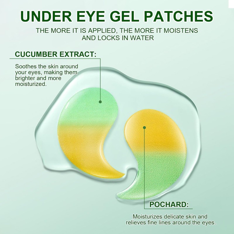 60 Parches Ojos Bolsas y Ojeras, Eye Patches Hidratante
