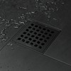 Neodrain Low Profile Shower Drain Kit, Square Drain, 4" Matte