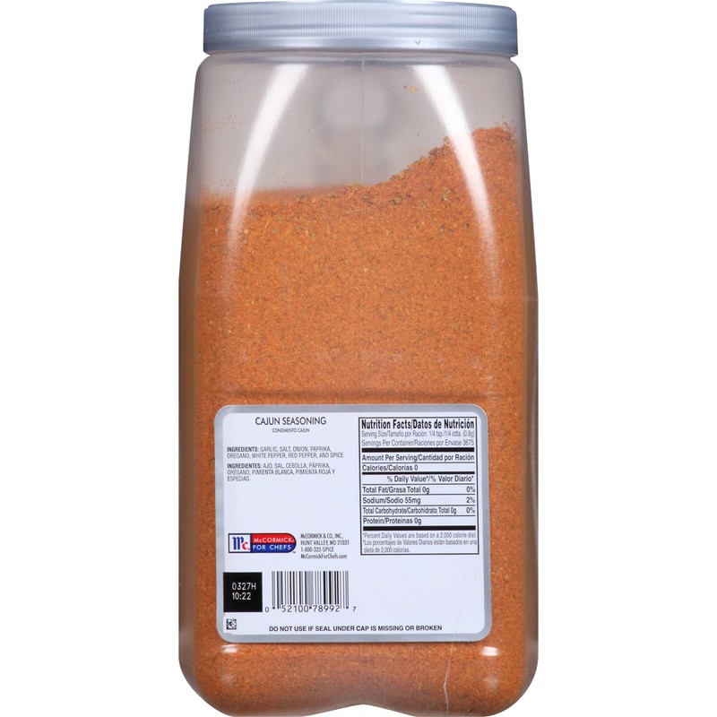 McCormick Culinary Cajun Seasoning, 6 lb - One 6 Pound