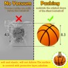 Grooved Silent Basketball 8.3 Inch, Silent Foam Basketball with Wall
