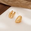 FAMARINE Seashell Earring Women Gold Shell Stud Earrings Shell Ocean