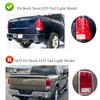 corkiauto LED Tail Lights Assembly Compatible With 2009-2018 Dodge RAM