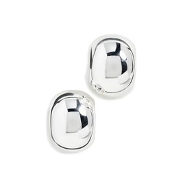 Jenny Bird Women's Gemma Hoops, Silver, One Size