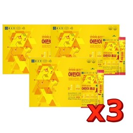 3 red ginseng and Chong Kun Dang jellies to improve children’s immunity / 어린이 면역력증진엔 홍삼 종근당  3개  젤리