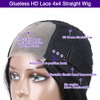 Real Hair Wig, 4x4 HD Lace Front Wig, Human Hair,
