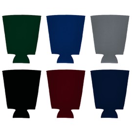 Blank Neoprene Pint Glass Coolie (Variety Color 6 Pack)