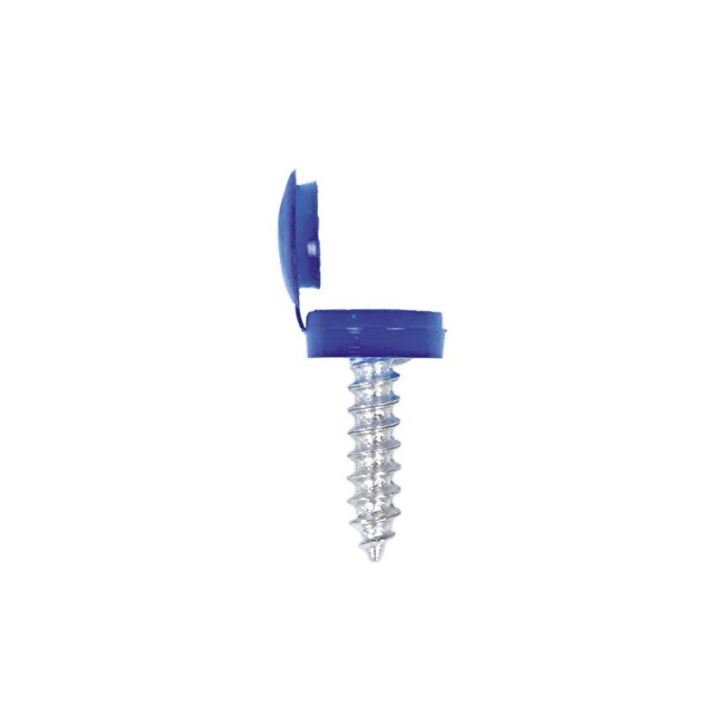 Sealey Npbu50 Number Plate Screw & Flip Cap ?4.2 X