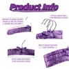 Wonafa 10 Pcs Satin Padded Hangers for Women Clothing, Sweater