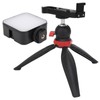 YELANGU Camera Desktop Tripod with Fill Light Mini Vlogging Kit