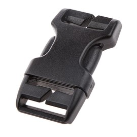 Cutefly Black Click Fastener / Clip Fastener - Choice of Sizes, High-Quality Plastic Buckles - 20 mm