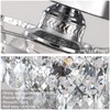 Luupyia Mini Crystal Chandelier Ceiling Light Small, Modern Crystal Ceiling