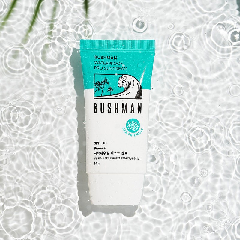 Bushman Waterproof Professional Sunscreen SPF50+ PA++++, 50g, 1 unit