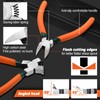 LEONTOOL Diagonal Pliers for Flush Cut Plastics, 45° & 90°