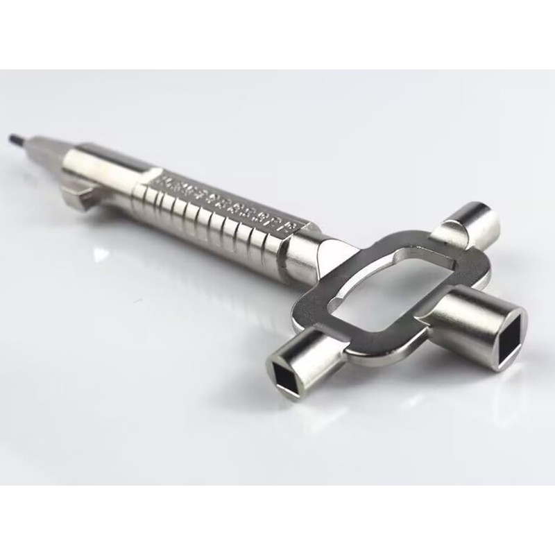 Abiyou Pack of 2 Universal Construction Keys, Zinc Alloy Architect