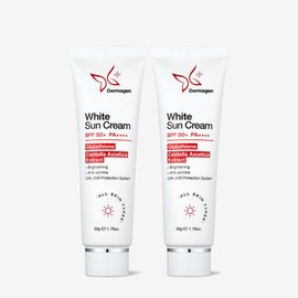 Dermagen 2 units Dermagen hypoallergenic sunscreen multifunctional soothing white 50g 2 units total 100g / 2개 더마겐 저자극 선크림 다기능성 진정 화이트 50g 2개 총100g