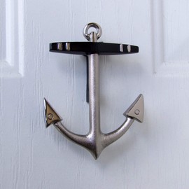 Anchor Door Knocker - Nickel (Standard Size)
