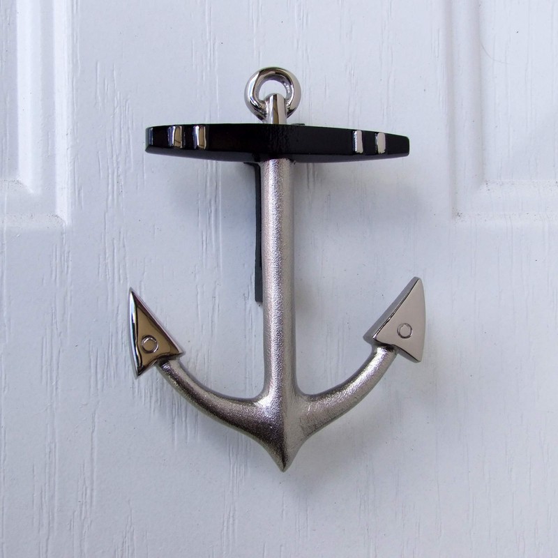 Anchor Door Knocker - Nickel (Standard Size)