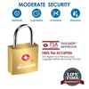 GIVERARE 4 Pack TSA Approved Travel Luggage Locks with Keys,