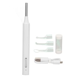 Ear Wax Removal Tool Waterproof Camera Lighting Ear Cleansing Scoops for Oral Nasal Skin White
