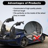 SecosAutoparts Front Splash Shield Fender Liner Pair Compatible with Mercedes-Benz