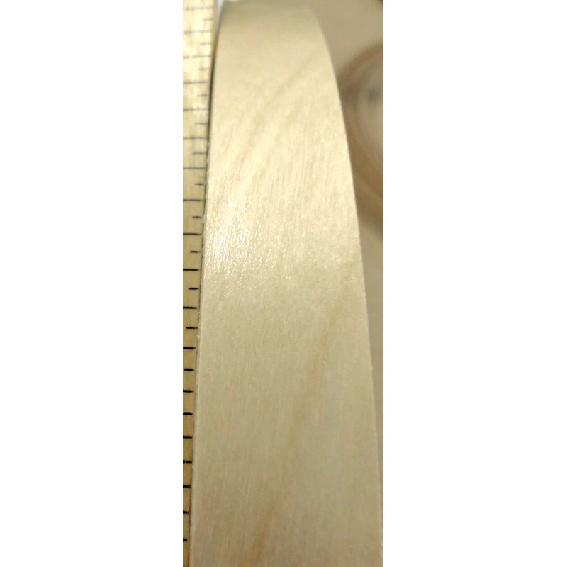 Prefinished Maple wood veneer edgebanding preglued Maple prefinished wood veneer