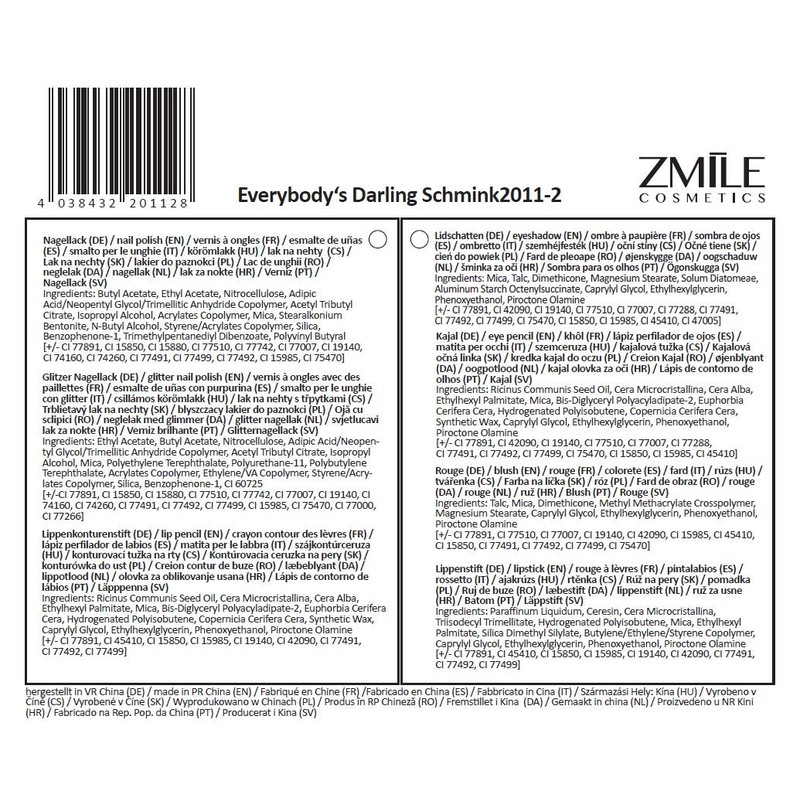 Vanity Case Beauty Cosmetic Set Gift Travel Make Up Box