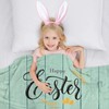 Abaysto Easter Throw Blanket Warm Plush Fleece Blanket Flannel Bed