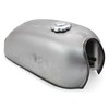The Peanut Classic Style Gas Tank - Raw Steel -