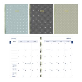 Blueline® 2026 Monthly Planner, 14 Months, December 2025 to January 2027, Gold Twin-Wire Binding, 11" x 8.5", Minimalist (C701PT.ASX-26)