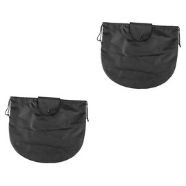 GLEAVI 2pcs Helmet Storage Bag Sports Ski Helmet Cover Helmet Carrier Bag for Helmet Polyester Black