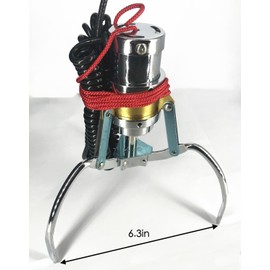 Crane Claw Machine Hand, Arcade Game Machine Claw, Unassembled Claw Arm Accessories with Coil, Doll Machine Spare Clamp Part, 6.3in Diameter