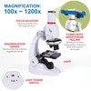 ArtCreativity Microscope for Kids (120X - 400X - 1200X) Educational