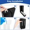 VFANDV 2 x 400 ml Wall Soap Dispenser No Drilling