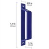 OHIY Multi Purpose Aluminum Door Handle Navy Blue Cabinet Pull