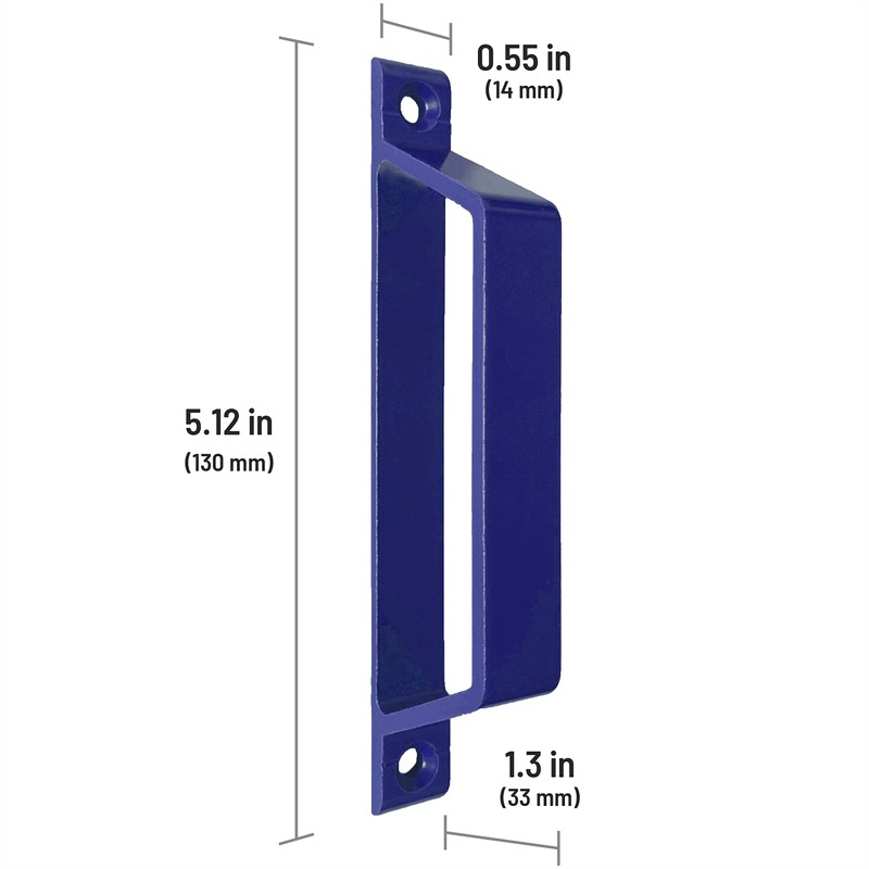 OHIY Multi Purpose Aluminum Door Handle Navy Blue Cabinet Pull