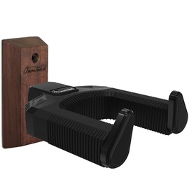 Guitar Wall Mount, Auto Lock Hanger Acacia Hardwood, Wall Hangers, Holder Hook Wall Stand for Classical, Acoustic, Electric Guitar, Bass, Ukulele, Gift for Guitar Player