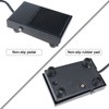 NORJIN 2 Pack 250VAC 10A Momentary Foot Pedal Switch, Nonslip