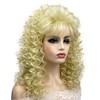 Wiginway Medium Length Curly Heat Resistant Synthetic Princess Hair Wigs