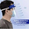 Unbranded Safety Full Face Shield Reusable Washable Protection Cover
