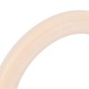 20Pcs Wood Baby Natural Teething Rings DIY Jewelry Circle Pendant