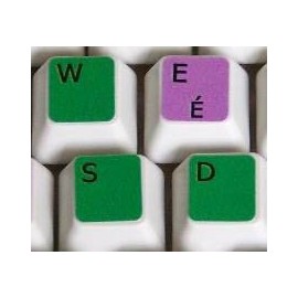 LERNING English UK Colored PC Keyboard Stickers Non Transparent Background for Computers LAPTOPS Keyboards